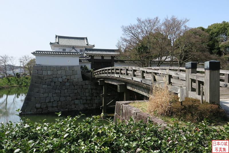 水口城 城門 橋と門、櫓
