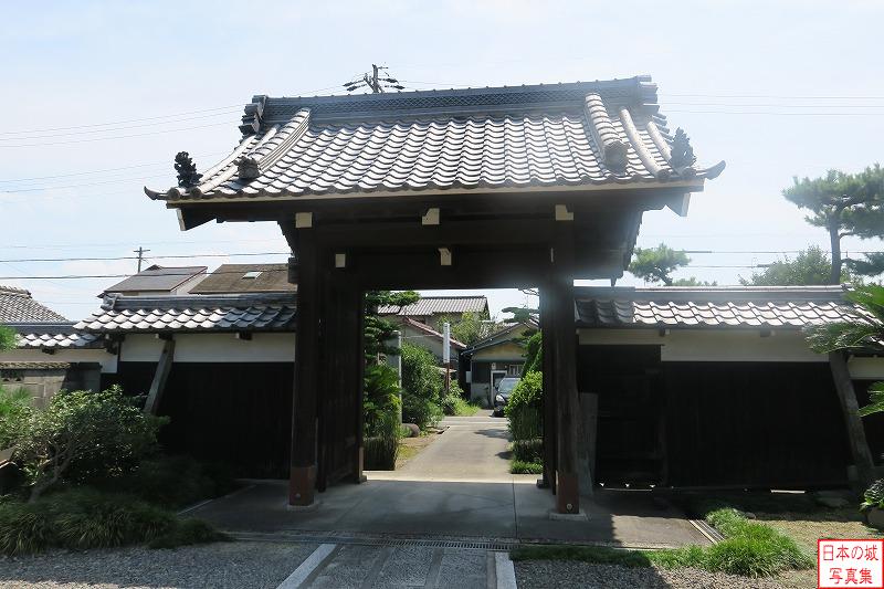 名古屋城 伝移築城門(円乗寺山門) 門を内側から見る