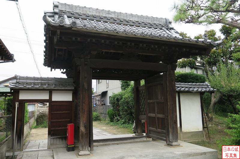 名古屋城 移築城門(正福寺山門) 門を内側から見る
