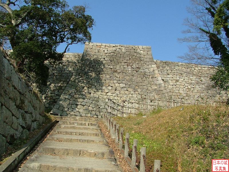 丸亀城 三の丸搦手 石垣