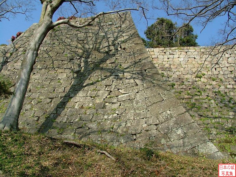 丸亀城 三の丸搦手 石垣