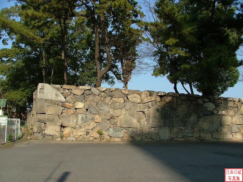 高松城 艮櫓 桜の馬場石垣