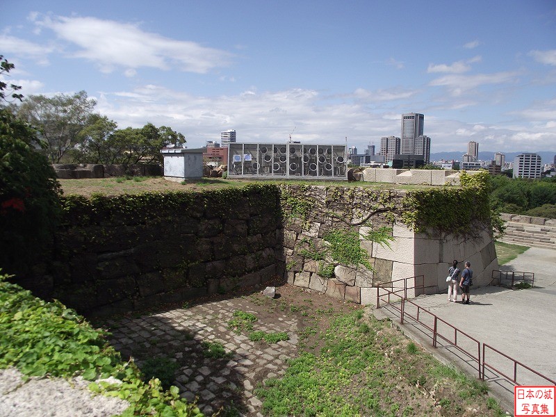 Osaka Castle The ruins of Hime gate