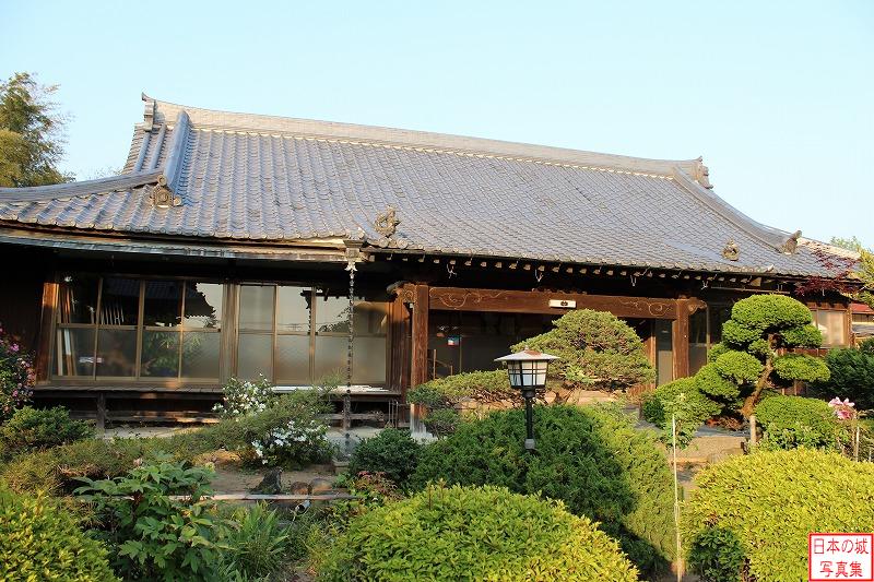 関宿城 移築建築（実相寺客殿） 実相寺客殿。関宿城本丸の宝暦六年(1709)に建てられた建物を移築したもの。