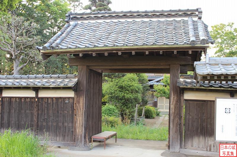 関宿城 移築城門（埋門） 戦時には門の内側を埋める運用になっていたとのこと