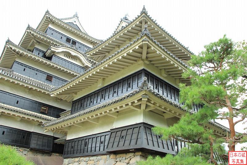 Matsumoto Castle Inui small main tower and Watari turret