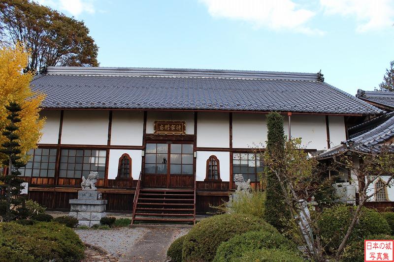 Tatsuoka Castle Relocated main hall (Main hall of Jishu temple)