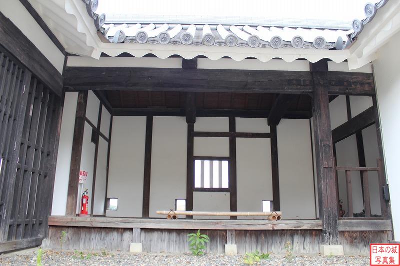 福知山城 二の丸銅門番所 番所の中央部分