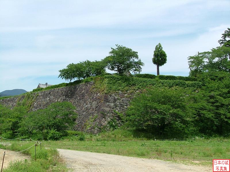 篠山城 三の丸 二の丸の石垣