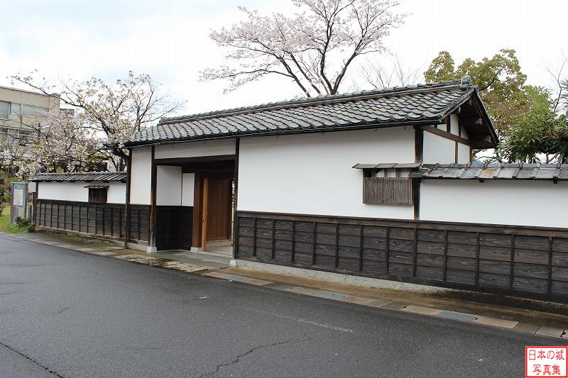Miyazu Castle Nagaya gate of Omura's residence