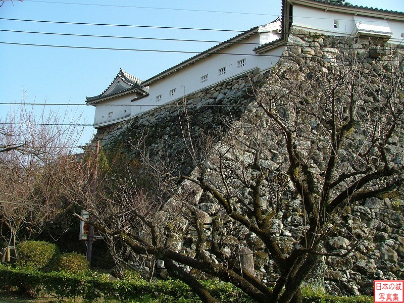 高知城 本丸西多聞櫓 梅の段から見た西多聞櫓