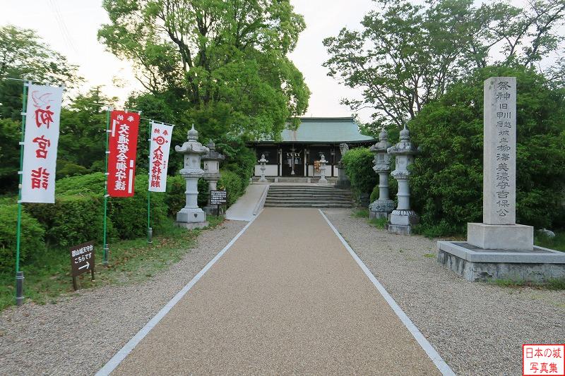 大和郡山城 本丸 柳沢神社