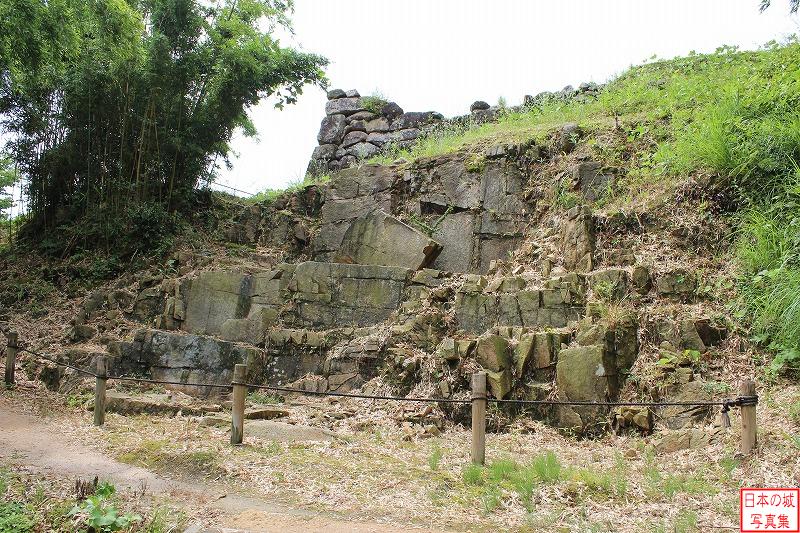 Kikkawa Motoharu's residence The ruins of quarry