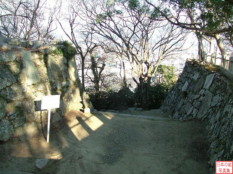 徳島城 本丸 本丸西側の虎口
