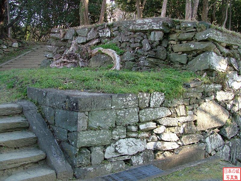 徳島城 西二の丸・三の丸 西三の丸跡の石垣