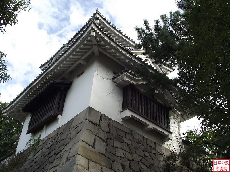 岡山城 月見櫓 下の段から望む月見櫓