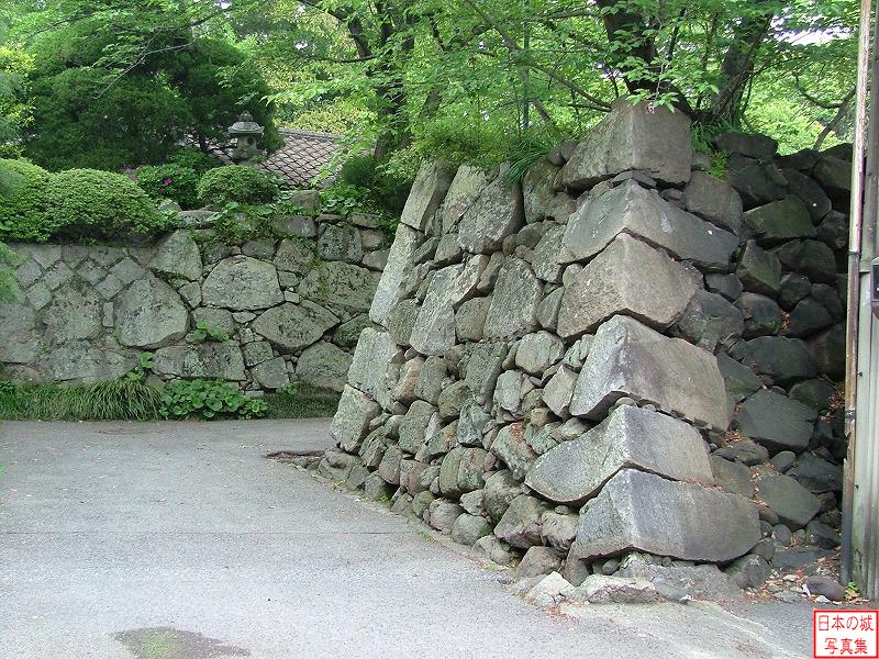 水御門跡の枡形石垣