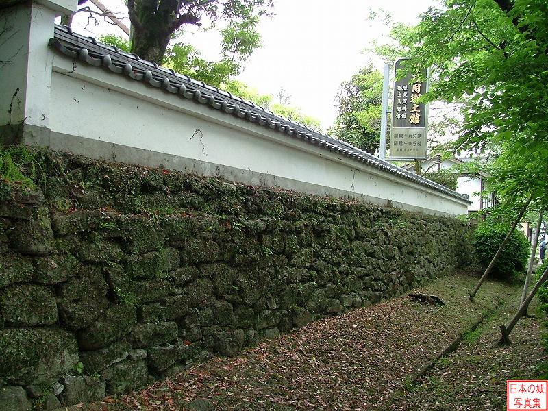 秋月藩校懐古館跡の壁