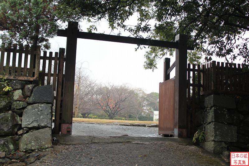 福岡城 北隅櫓 南二の丸入口