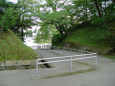 久保田城 黒門跡