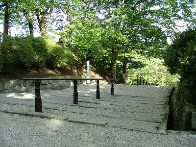 久保田城 裏門跡