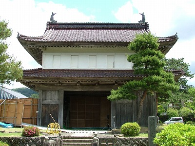 出羽松山城 大手門