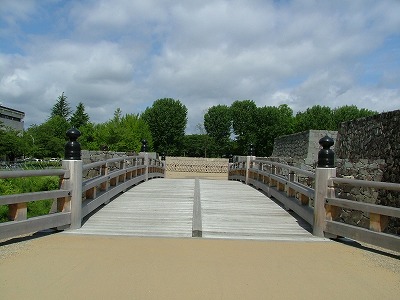 山形城 本丸一文字門大手橋