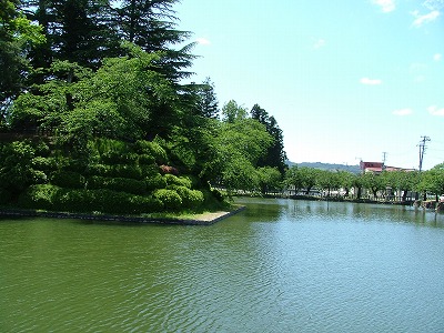 米沢城 水堀