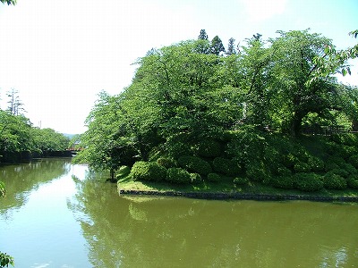 米沢城 水堀