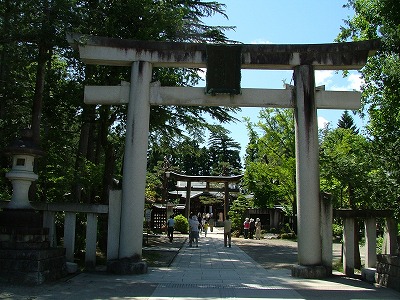 米沢城 現在本丸は上杉謙信公を祭る上杉神社となっている
