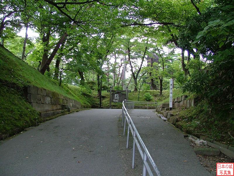 Kubota Castle The ruins of Kuro gate