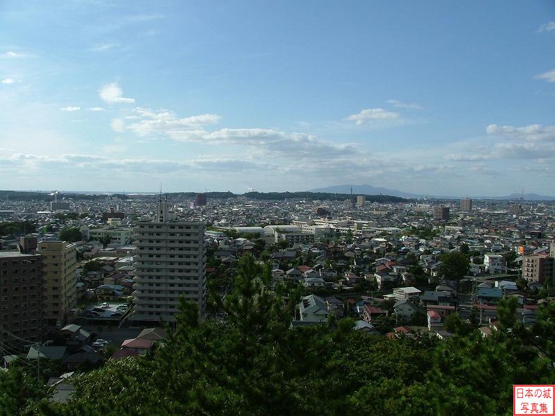 久保田城 御隅櫓 御隅櫓からの市内の眺め