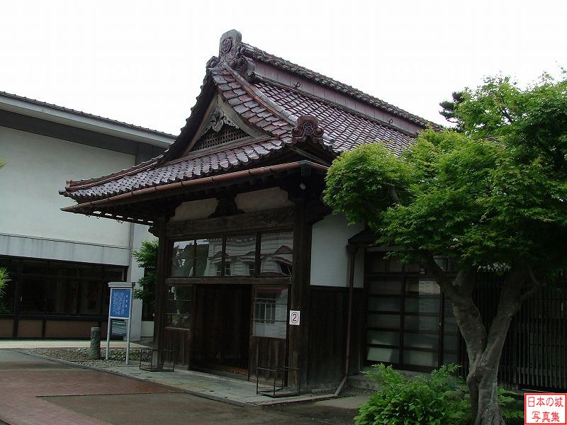 鶴ヶ岡城 到道博物館 御隠殿(藩主の隠居所)。文久三年(1863)の立てられたもの