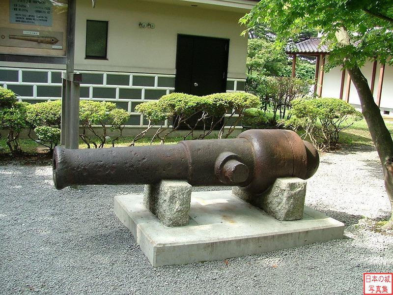 五稜郭 土蔵 ブラッケリー砲。旧幕府軍が築島台場に設置したと思われる。