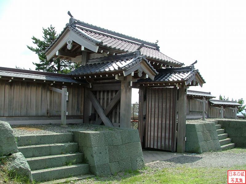 松前城 搦手二の門