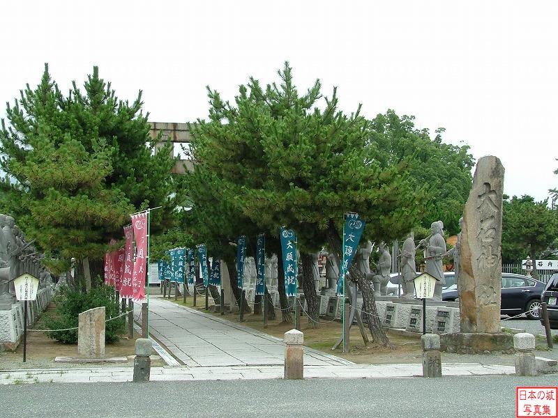 赤穂城 三の丸 大石神社