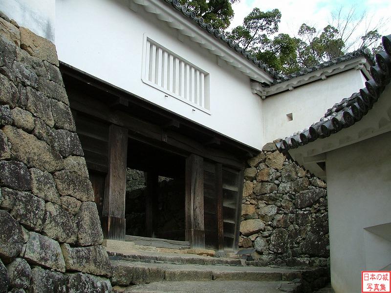 Himeji Castle Hanomon gate