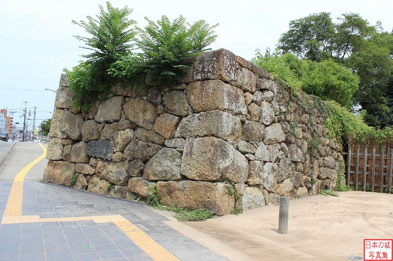 Himeji Castle The ruins of Ichinohashi-mon gate (Outside enclosure)