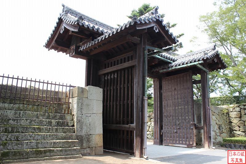 姫路城 大手門 大手門を城内側から見る