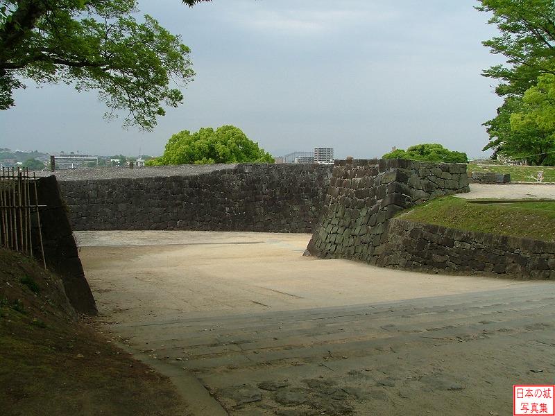 熊本城 二の丸御門跡 二の丸御門跡