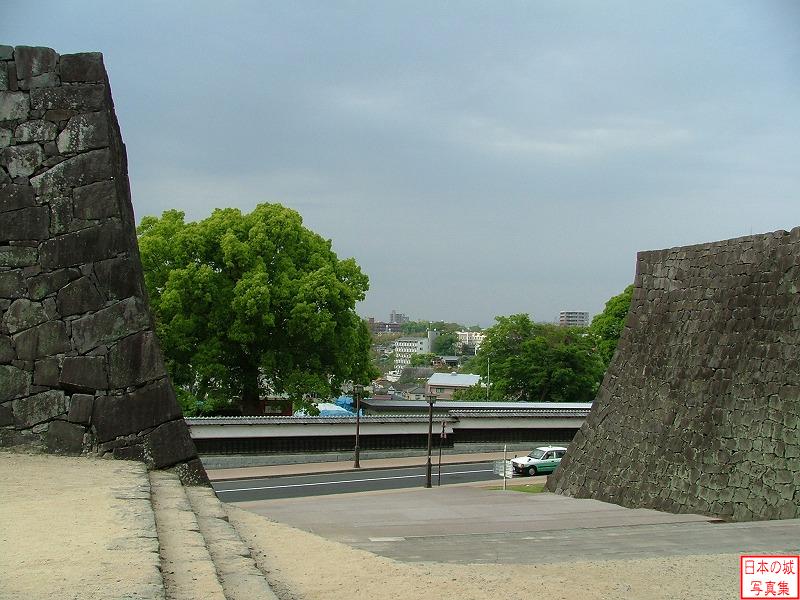 熊本城 二の丸御門跡 二の丸御門跡