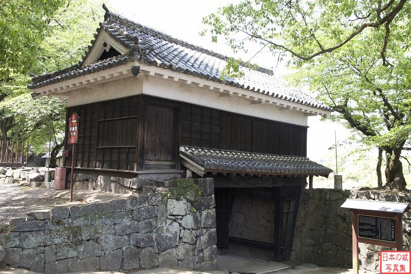 熊本城 不開門 不開門。現存する城門で、通常は閉ざされていた。