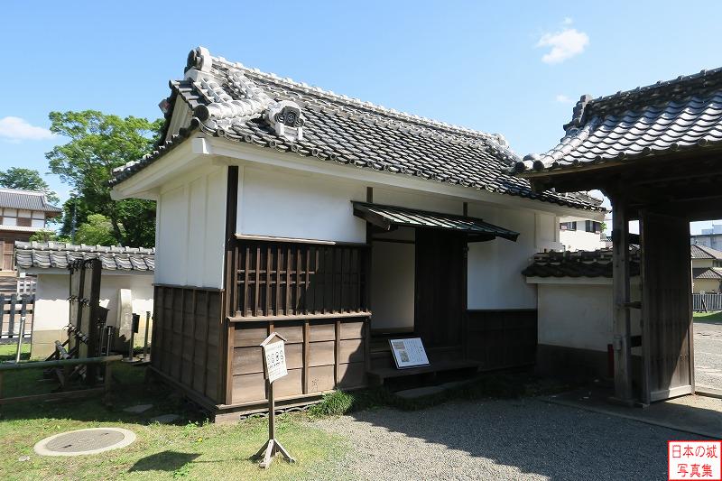 水戸城 弘道館 番所 番所。天保12年(1841)に建てられたもの。