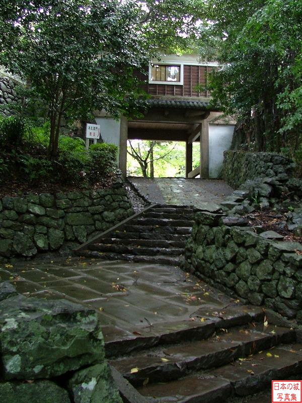 Hirado Castle Main enclosure gate
