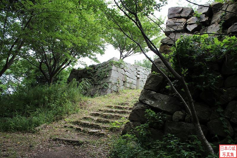 Yonago Castle The ruins of Mizunote gate