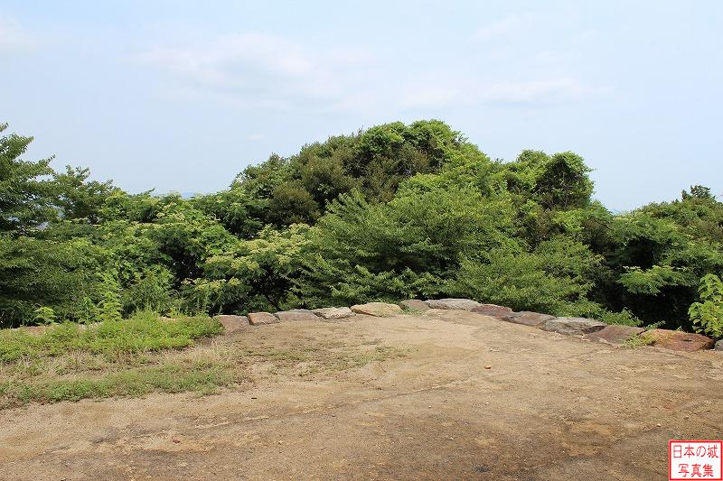 米子城 遠見櫓跡 遠見櫓跡。着見櫓とも呼ばれる。