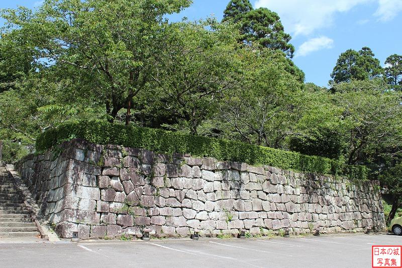 岩坂門跡右脇の石垣