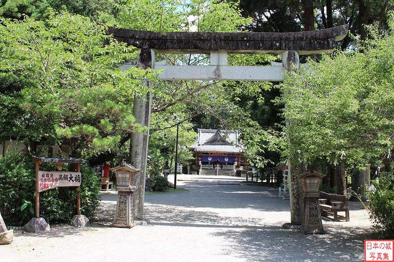 高鍋城 二の丸 舞鶴神社