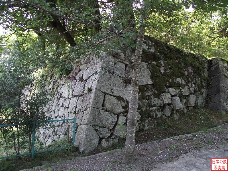 本丸表門付近の石垣