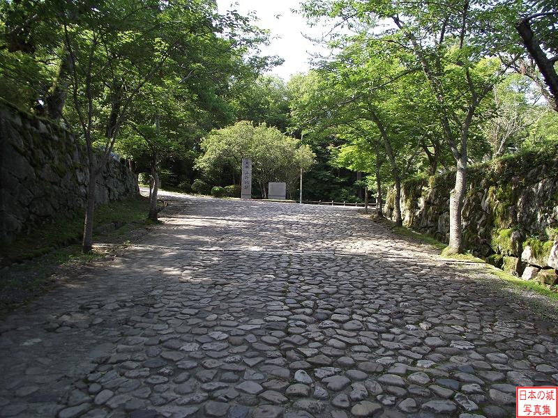 Iga Ueno Castle The ruins of main gate (Main enclosure)